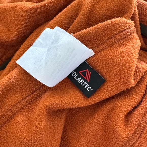 Arc’teryx Quarter Zip Orange Long Sleeve Jacket Size L Outdoor Hiking Gorpcore - Picture 6 of 13